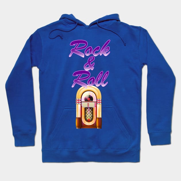 Rock and Roll Jukebox Hoodie by nickemporium1